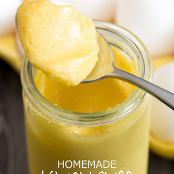 Homemade lemon curd