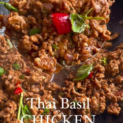 Thai Basil Chicken - Pad Kra Pao Thai Basil Stir Fry