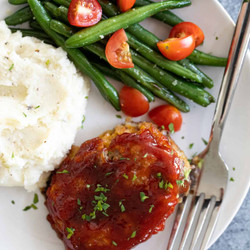 Cheesy Mini Meatloaf Recipe