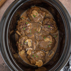 Crock Pot Salisbury Steak