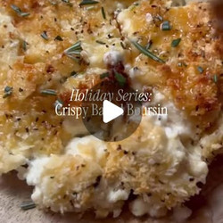 Crispy Baked Boursin With Spicy Honey