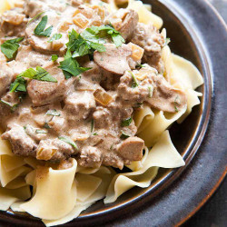 Hamburger Stroganoff