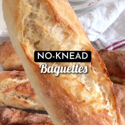 No-knead Baguettes 🇫🇷🥖