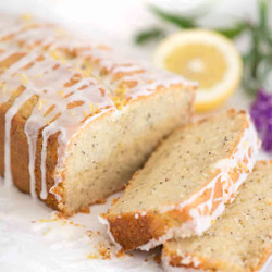 Lemon Poppy Seed Pound Cake: