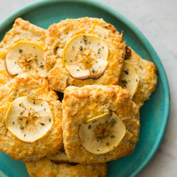 Apple &amp; Cheddar Scones