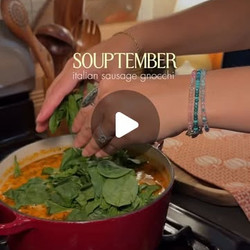 Creamy Italian Sausage Gnocchi Soup