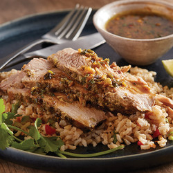 Citrus-chile Pork With Herb Sauce