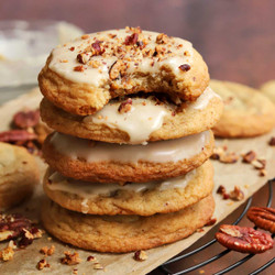 Brown Butter Maple Pecan Cookies