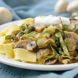 Polish Cabbage And Noodles (lazanki)