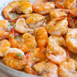 Hawaiian Shrimp Scampi