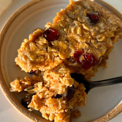 Cranberry Orange Baked Oatmeal