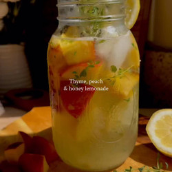 Peach, Lemon &amp; Thyme Electrolyte Refresher