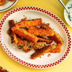 Zucchini Fries With Herby Yogurt Dip