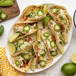 Easy Fish Tacos With Cumin Lime Slaw