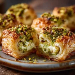 Pistachio-crusted Brie Bites