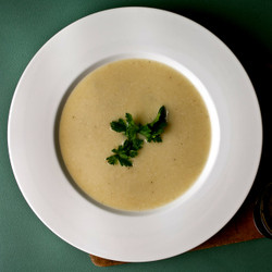 Green Garlic, Potato And Leek Soup