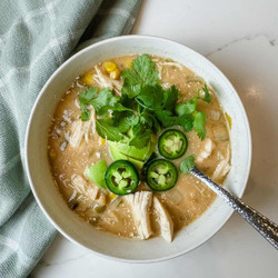 Crockpot Chicken Green Chili (high Protein)