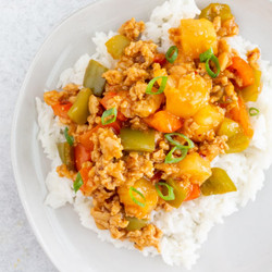 Sweet And Sour Ground Chicken