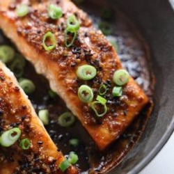 Honey Ginger Glazed Salmon Recipe
