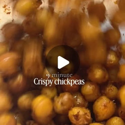 Crispy Chickpeas - 8 Minute Air Fried Protein