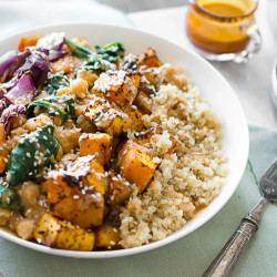 Roasted Squash And Quinoa Buddha Bowl Recipe