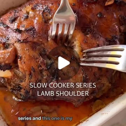 Slow Cooker Lamb Shoulder meat mains