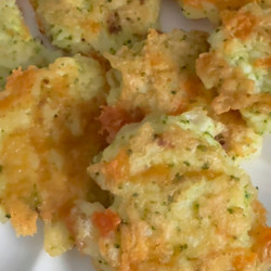 Rice Broccoli Cheddar Fritters
