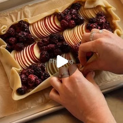 Apple And Blackberry Galette