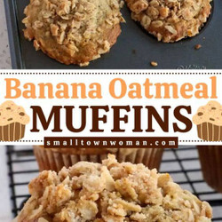 Banana Oatmeal Muffins
