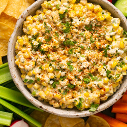 15-minute Creamy Elote Dip