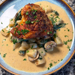 Creamy Dijon Chicken Thighs