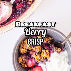 Berry Breakfast Crisp