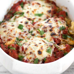 Baked Chicken With Artichokes And Tomatoes