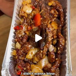 Crispy Honey Chilli Beef &amp; Chips