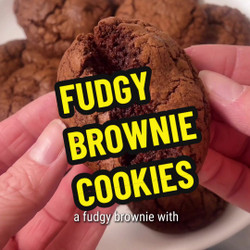 Fudgy Brownie Cookies