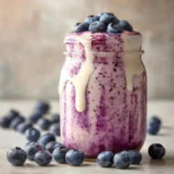 Banana Blueberry Smoothie With Milk