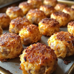Crispy Hashbrown and Sausage Bites