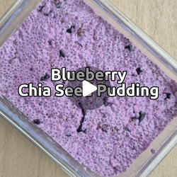 Blueberry Chia Seed Yogurt Bowl