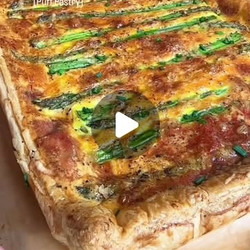 Asparagus &amp; Spinach Quiche