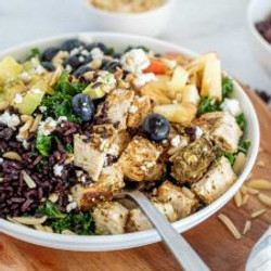 The Best Kale Salad With Basil Vinaigrette