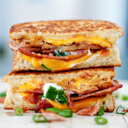 Baked Potato Grilled Cheese