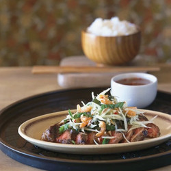 Char Grilled Sirloin With Chilli, Garlic &amp; Ginger red lantern mains salad