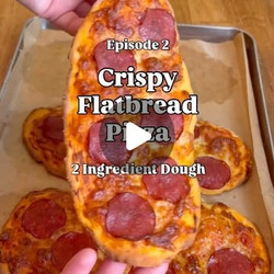 Crispy Flatbread Pizzas