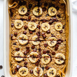 High-protein Banana Bread Baked Oatmeal