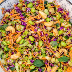 Chopped Asian Salad (miso Dressing)