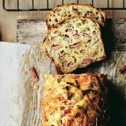 Savory Gruyère Bread With Ham