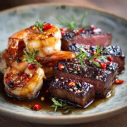 Firecracker Steak And Shrimp