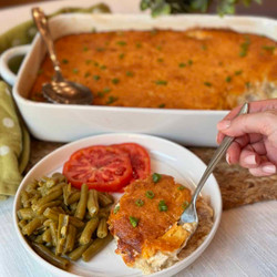 Chicken Cornbread Casserole