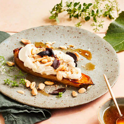 Brent Savage’s Coal-roasted Eggplant With Black Garlic