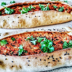 Pide Mit Hackfleisch